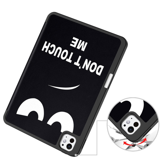 Case for iPad Pro 11 2024, Smartcase, don't touch me
