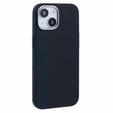 MagSafe's iPhone 14 Case, Carbon Fiber, black / blue