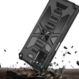 Case for Samsung Galaxy A03s, Armor Kickstand, black