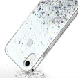 Case for iPhone XR, Glittery, transparent