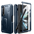 Armored case for Samsung Galaxy Z Fold 4 5G, Dexnor Full Body S-Pen Slot, dark blue