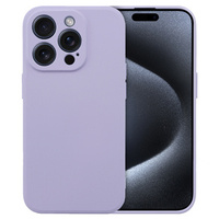 Case for iPhone 15 Pro Max, Silicone Lite, purple