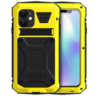 Armored case for iPhone 11, R-JUST, yellow / black