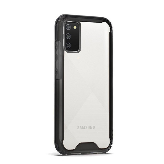 Case for Samsung Galaxy A02S, AntiDrop Hybrid, black