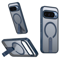 Fusion Hybrid case for Google Pixel 10 Pro XL, for MagSafe, with stand, blue