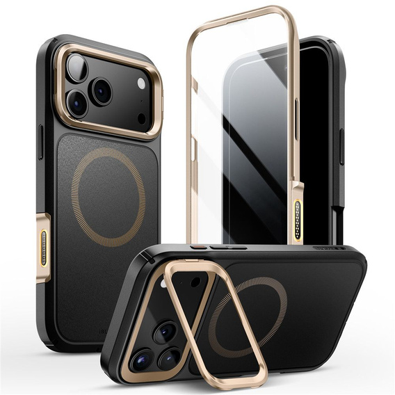 Supcase case for iPhone 17 Pro Max, IBLSN Ares Fip Magsafe, Desert Gold