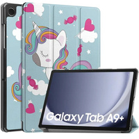Case for Samsung Galaxy Tab A9+, Smartcase, unicorn