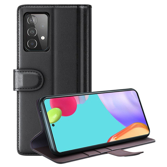 Flip case for Samsung Galaxy A52 / A52s, Split Leather, blue