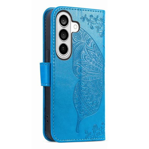 Butterfly flip case for Samsung Galaxy A37 5G, blue