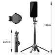 Blavec Fusion P06 - aluminium selfie stick with MagSafe, tripod and remote control