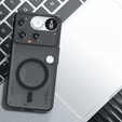 Case for Nothing Phone 3 5G, for MagSafe, ERBORD Matt Case, black