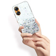 Case for Oppo Reno8 T, Glittery, transparent