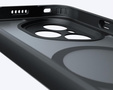 Case for Honor 400 Pro 5G, for MagSafe, ERBORD Matt Case, black + Screen Glass