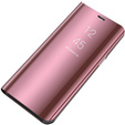 Case for Samsung Galaxy A72 5G, Clear View, pink rose gold