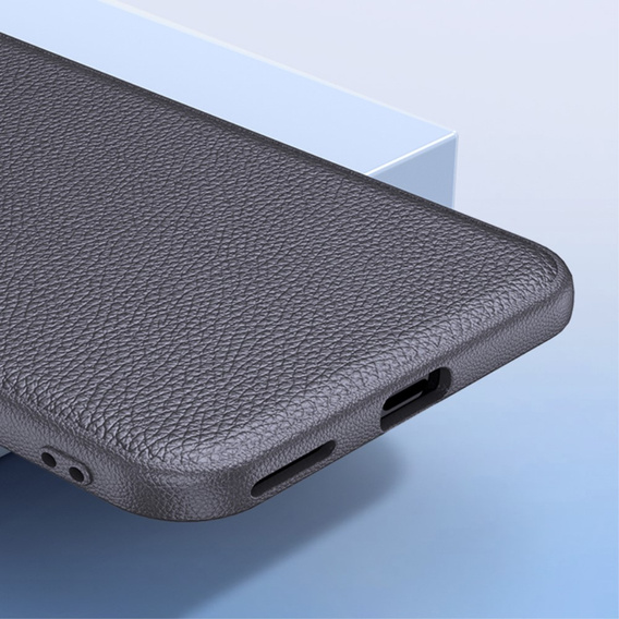 Leather case for Honor 200 Pro 5G, leather hybrid, black