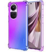 Case for Oppo Reno 10 / 10 Pro, Gradient Dropproof, Purple / blue