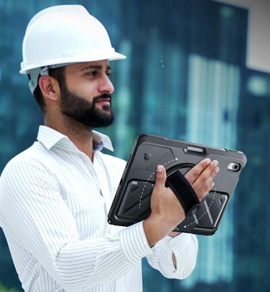 Dexnor 360° case with strap and stylus holder for iPad 11" 2025 A16 (11th gen.) / iPad 10.9" 2022 (10th gen.)