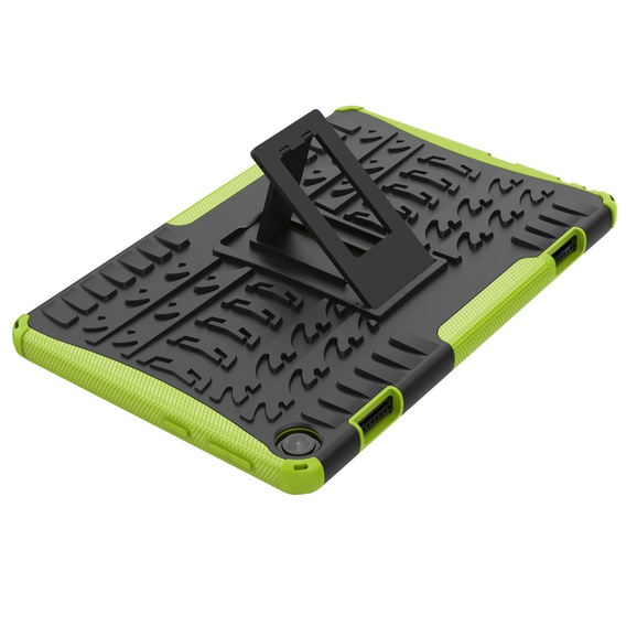 Case for Lenovo Tab M10 10.1 Gen 3, Tire Armor, black / green
