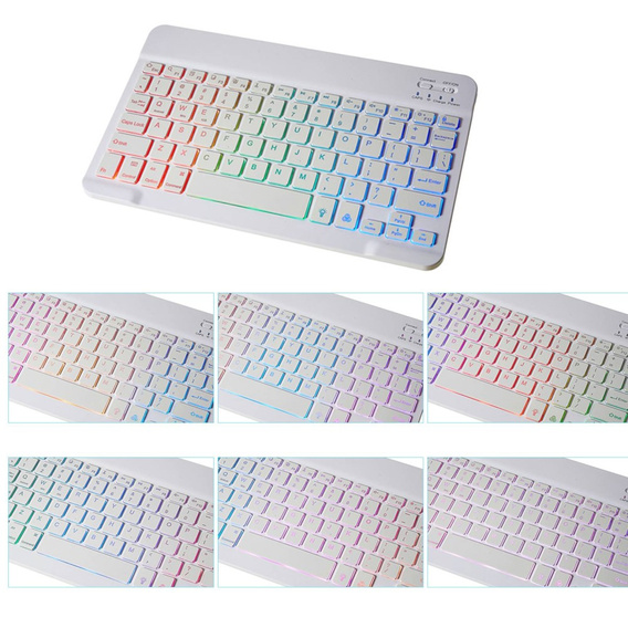 Case + keyboard Galaxy Tab S7+ Plus / S8+ Plus /S7 FE T730 T733, Pen Slot, green