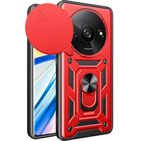 Case for Xiaomi Redmi A3, CamShield Slide, red