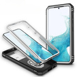 Case for Samsung Galaxy S23, CamShield Slide, CamShield Slide, white / black