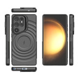 Case for Samsung Galaxy S25 Ultra, Ripple Kickstand, for MagSafe, black