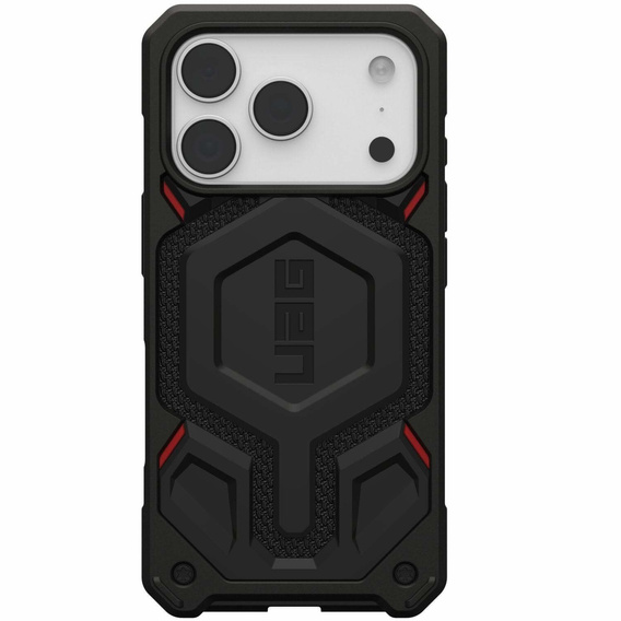 Urban Armor Gear case for iPhone 17 Pro Max, Monarch Pro Kevlar MagSafe, Kevlar Black