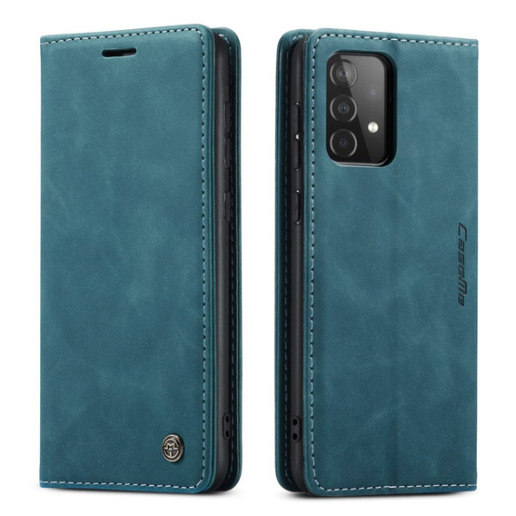 CASEME case for Samsung Galaxy A52 / A52s, Leather Wallet Case, blue