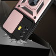 Case for Xiaomi Poco F4 GT, CamShield Slide, pink rose gold