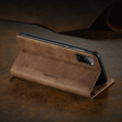 CASEME case for Samsung Galaxy S20 FE, Leather Wallet Case, brown