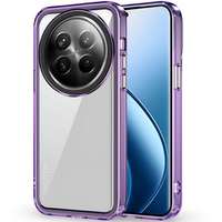 Case for Realme 12, Fusion Hybrid, transparent / purple