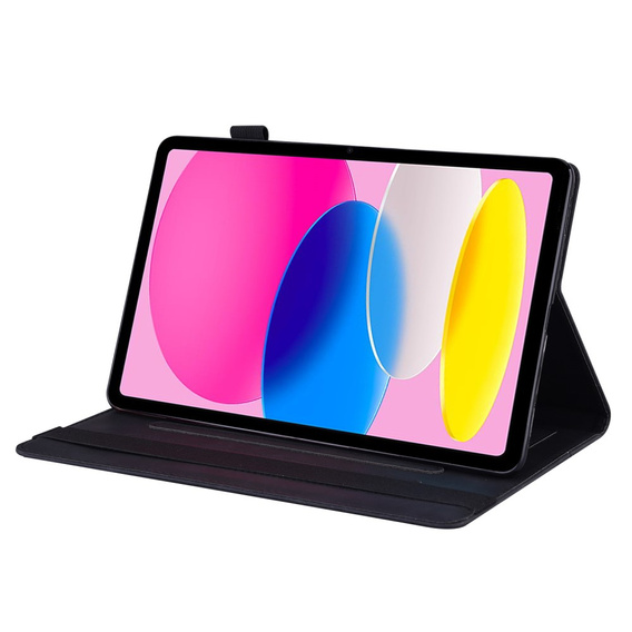 Case for iPad 10.9 2022 10 Gen, Classic, with space for stylus, black
