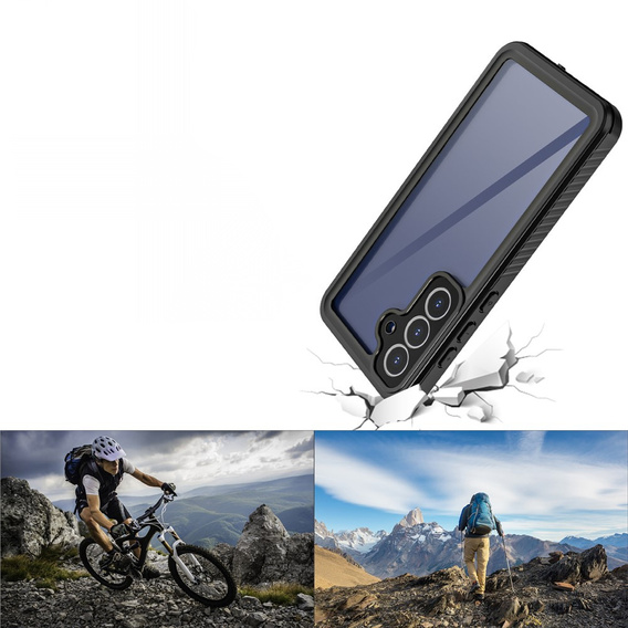 Case for Samsung Galaxy S25 FE, Waterproof IP68 Redpepper