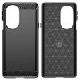 Case for Motorola Edge 30 Pro, Carbon, black