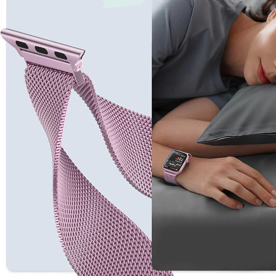 Milanese bracelet for Apple Watch 1/2/3/4/5/6/7/8/SE/ULTRA (42/44/45/49 MM) - Pink