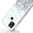 Case for Oppo A15 / A15s, Glittery, transparent