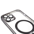 Case for iPhone 12 Pro, Electro MagSafe, black + Screen Glass