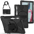 Armored Case for Lenovo Tab P11 Pro Gen 2 TB132FU TB132XU 11.2", protective 360 with stylus slot, black