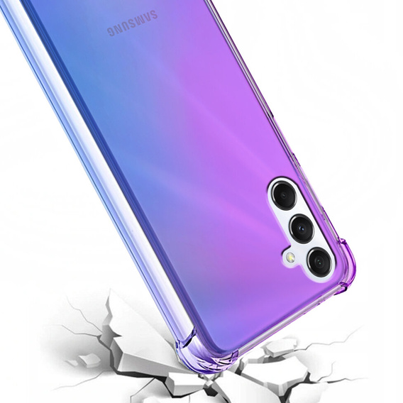 Case for Samsung Galaxy M34 5G, Gradient Dropproof, Purple / blue