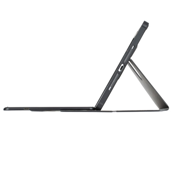 Keyboard case for iPad 11" 2025 A16 (11 gen.) / iPad 10.9" 2022 (10 gen.), Rotary 360° Leather, black