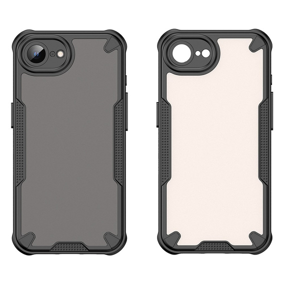 Case for Iphone 16E, Armor Frosted Case, black
