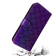 Flip case for Oppo A17, Wallet mandala, purple