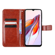 Flip case for Xiaomi Redmi 12C, Crazy Horse Wallet, brown