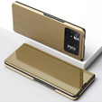 Case for Xiaomi Poco M4 Pro 4G, Clear View, gold