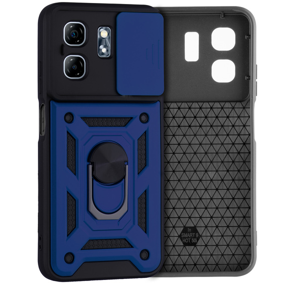 Case for Infinix Hot 50i 4G, CamShield Slide, blue