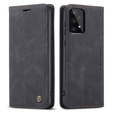 CASEME case for Samsung Galaxy A33 5G, Leather Wallet Case, black