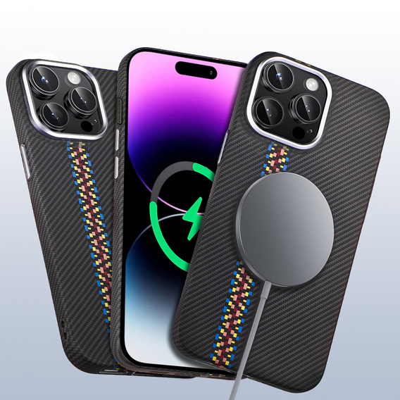 MagSafe's iPhone 14 Pro Max Case, Carbon Fiber, black