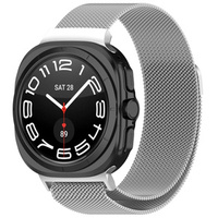 Milanese Bracelet Strap for Samsung Galaxy Watch Ultra 47mm (2025 / 2024), Silver