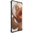 IMAK case for Motorola Edge 50 Ultra, Dropproof, transparent / black