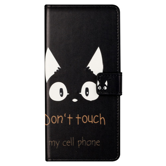 Flip case for Xiaomi Redmi Note 12S, Wallet, don't touch, black